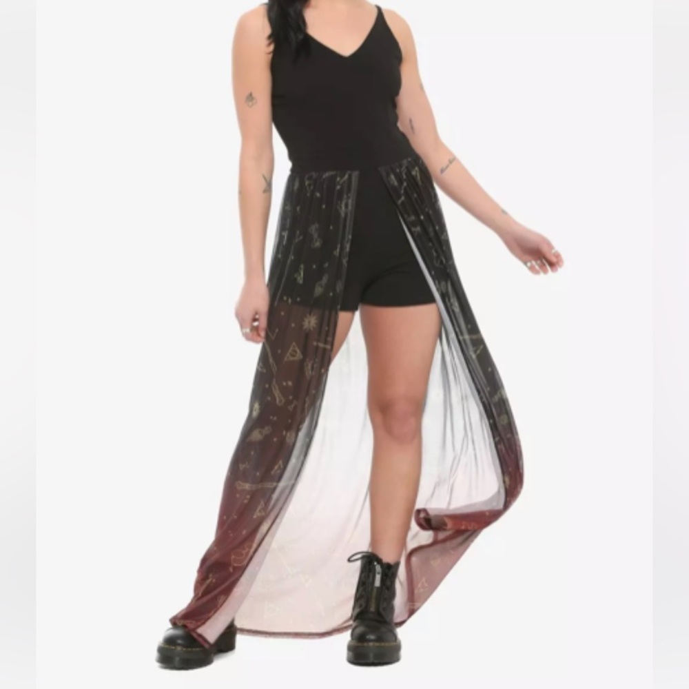 Harry Potter Romper with Chiffon Duster Train